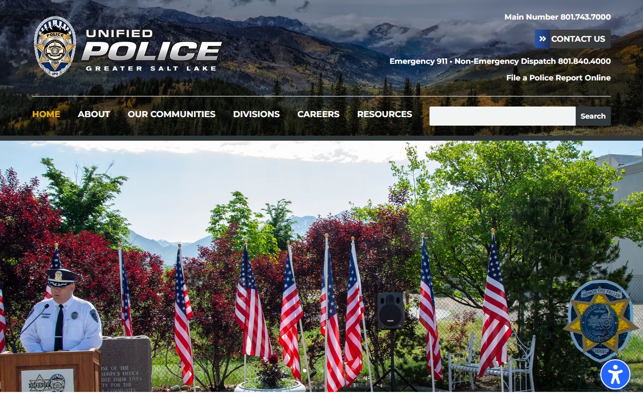 Unified Police Department portal for Midvale booking releases