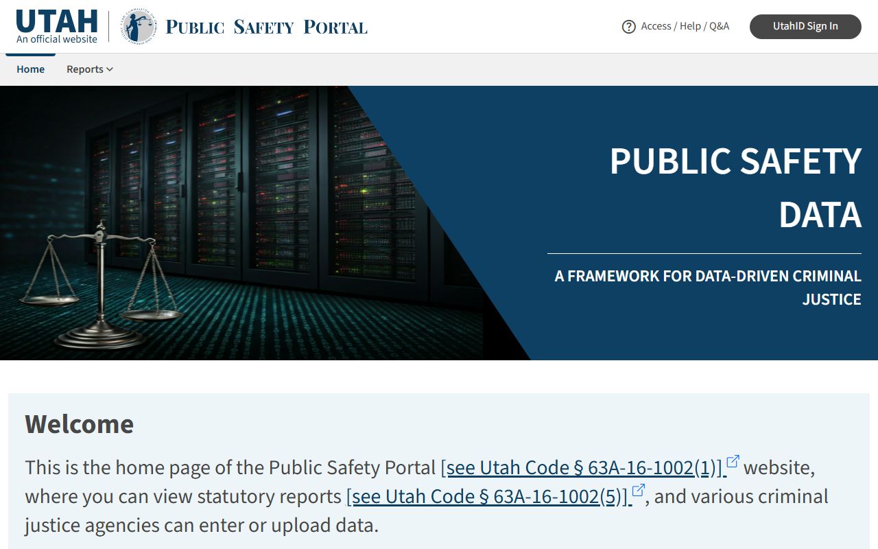 Utah Commission on Criminal and Juvenile Justice booking data